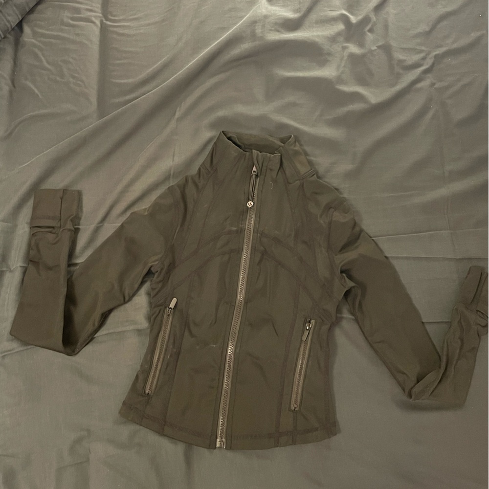 Black Lululemon Cropped Define Jacket